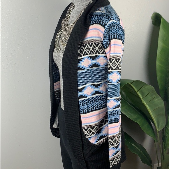 Rue 21 Striped Open Front Cardigan Size Small - Picture 3 of 12